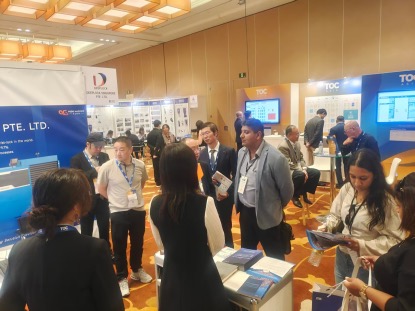TOC Asia 展会上的 Deeplock 展台